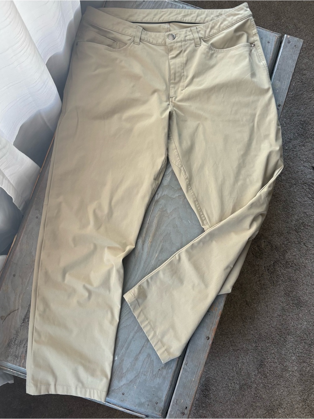 Lululemon ABC tan pants | size 34x29